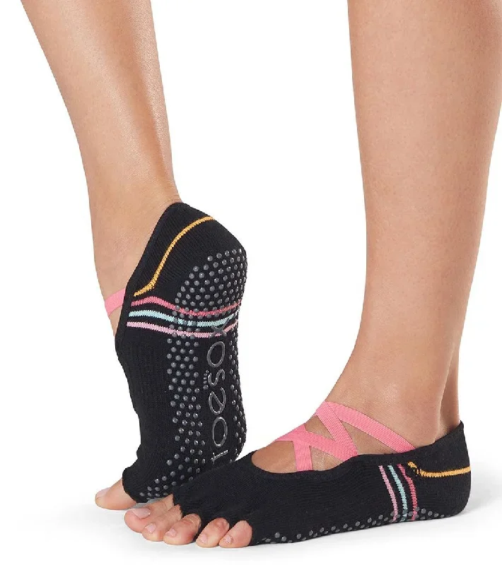 Toesox Elle Half-Toe Yoga Grip Socks Beat