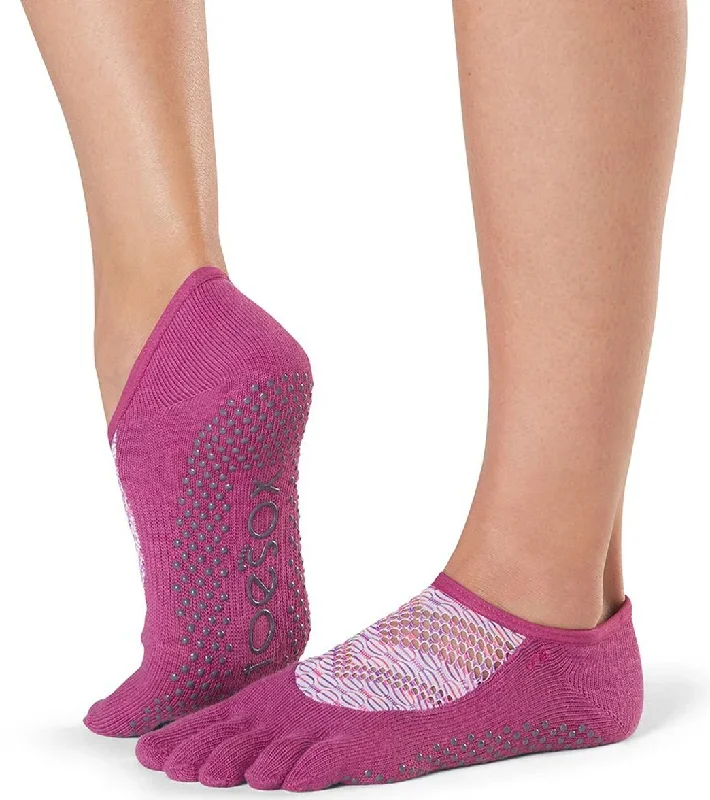 Toesox Luna Full-Toe Yoga Grip Socks Future