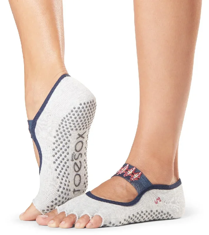 Toesox Mia Half-Toe Yoga Grip Socks