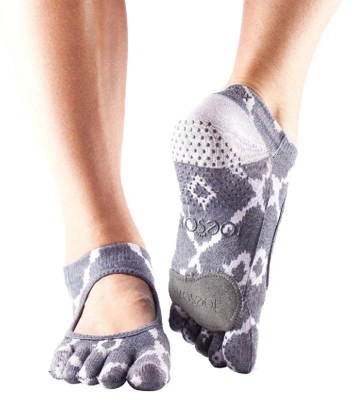 Toesox Plie Full-Toe Yoga & Grip Socks Haze