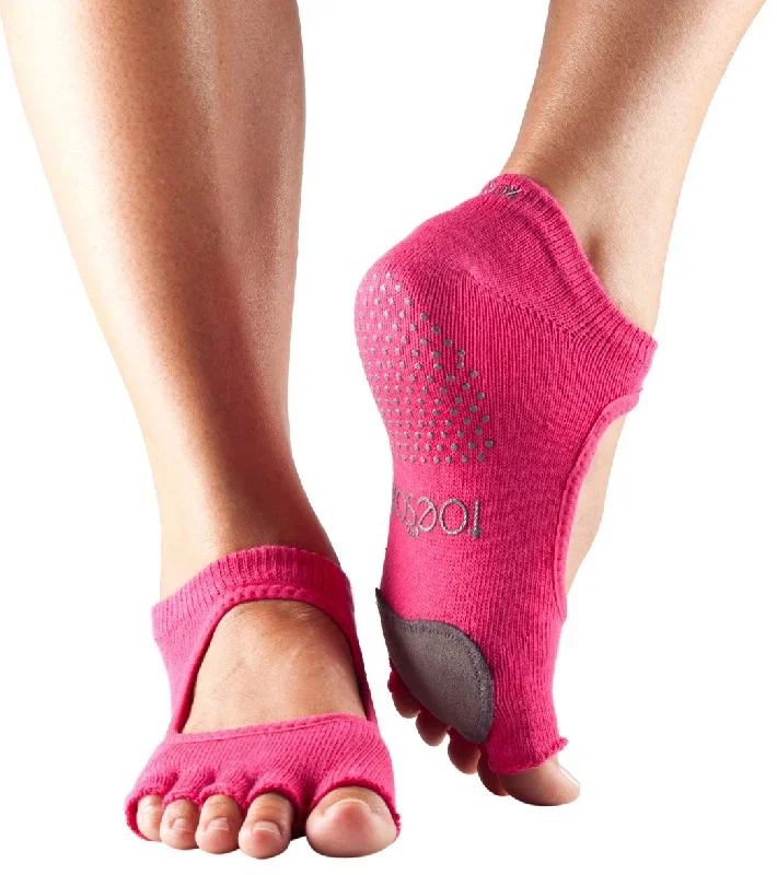 Toesox Plie Yoga & Dance Pad Fuchsia