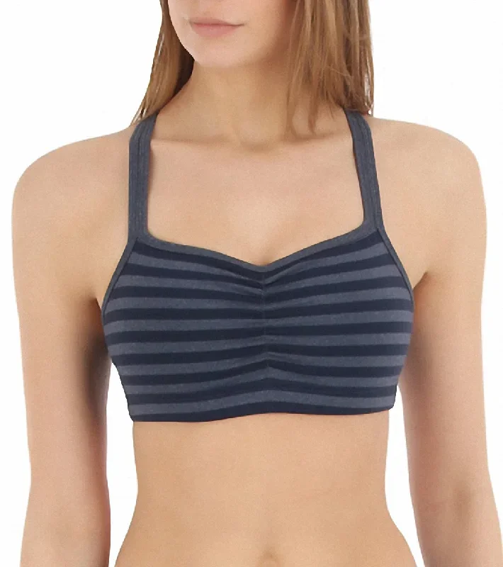 Tonic Women's Covet Cross Over Bra I. Stripe