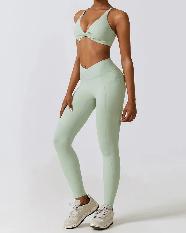 Green 2 Bra Tights