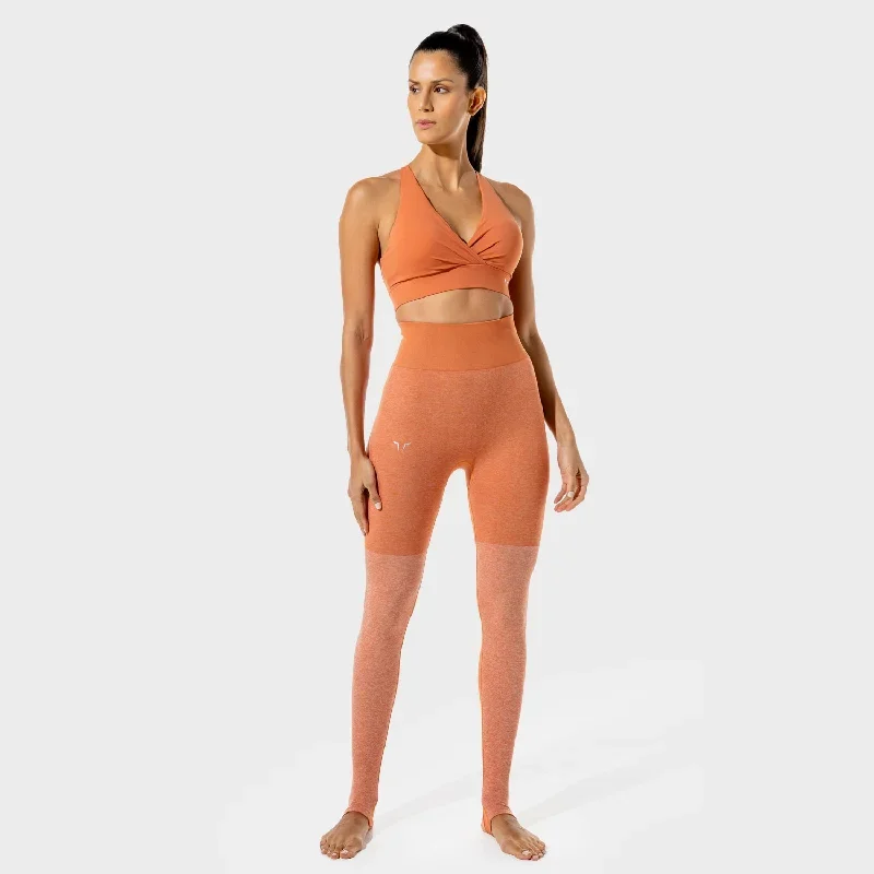 womens-fitness-seamless-leggings-copper-coin-marl