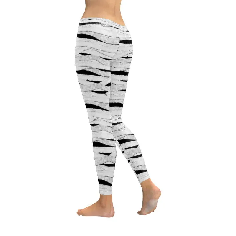 womens-white-bandage-all-over-low-rise-leggings