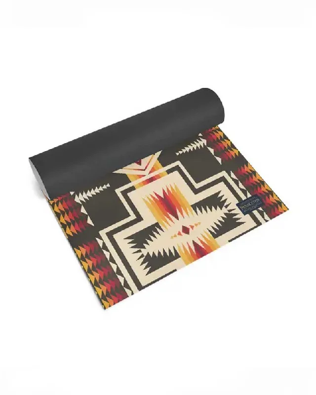 Pendleton X Harding Black Yoga Mat